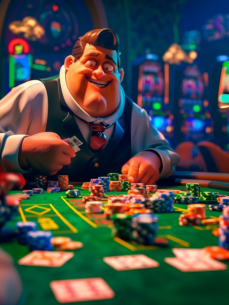 French Roulette wheel and betting layout at pvjbet slot studio