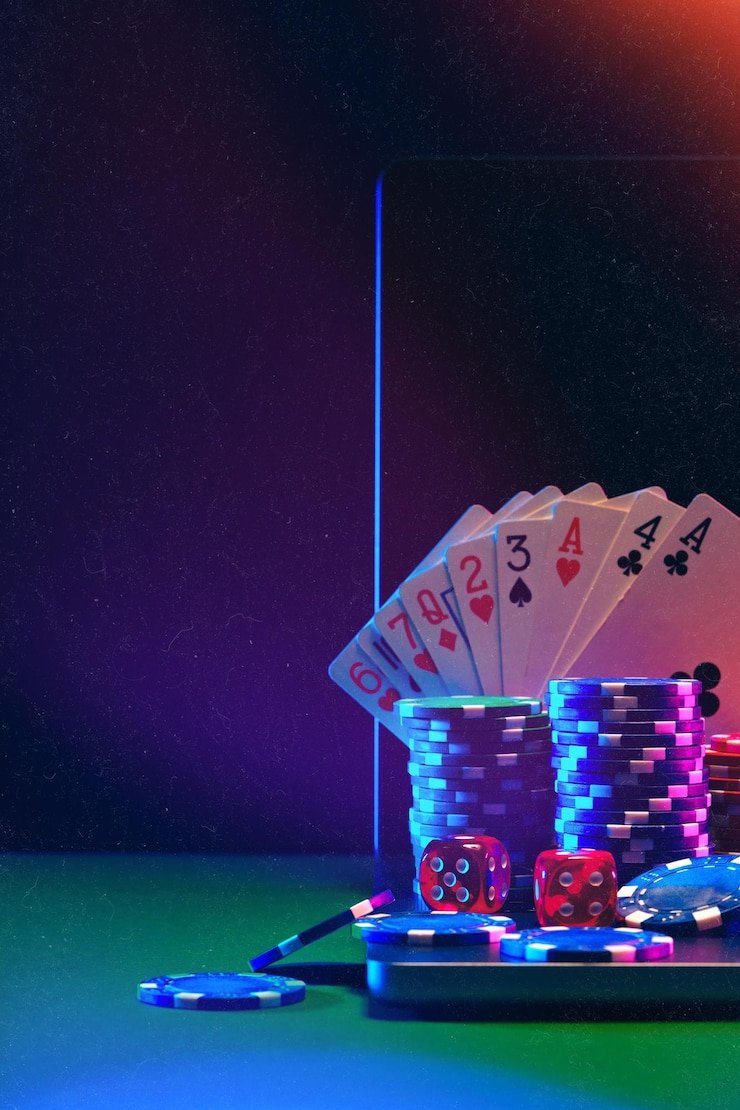Dealer at Lightning Dice table with headset communicating with players during live broadcast